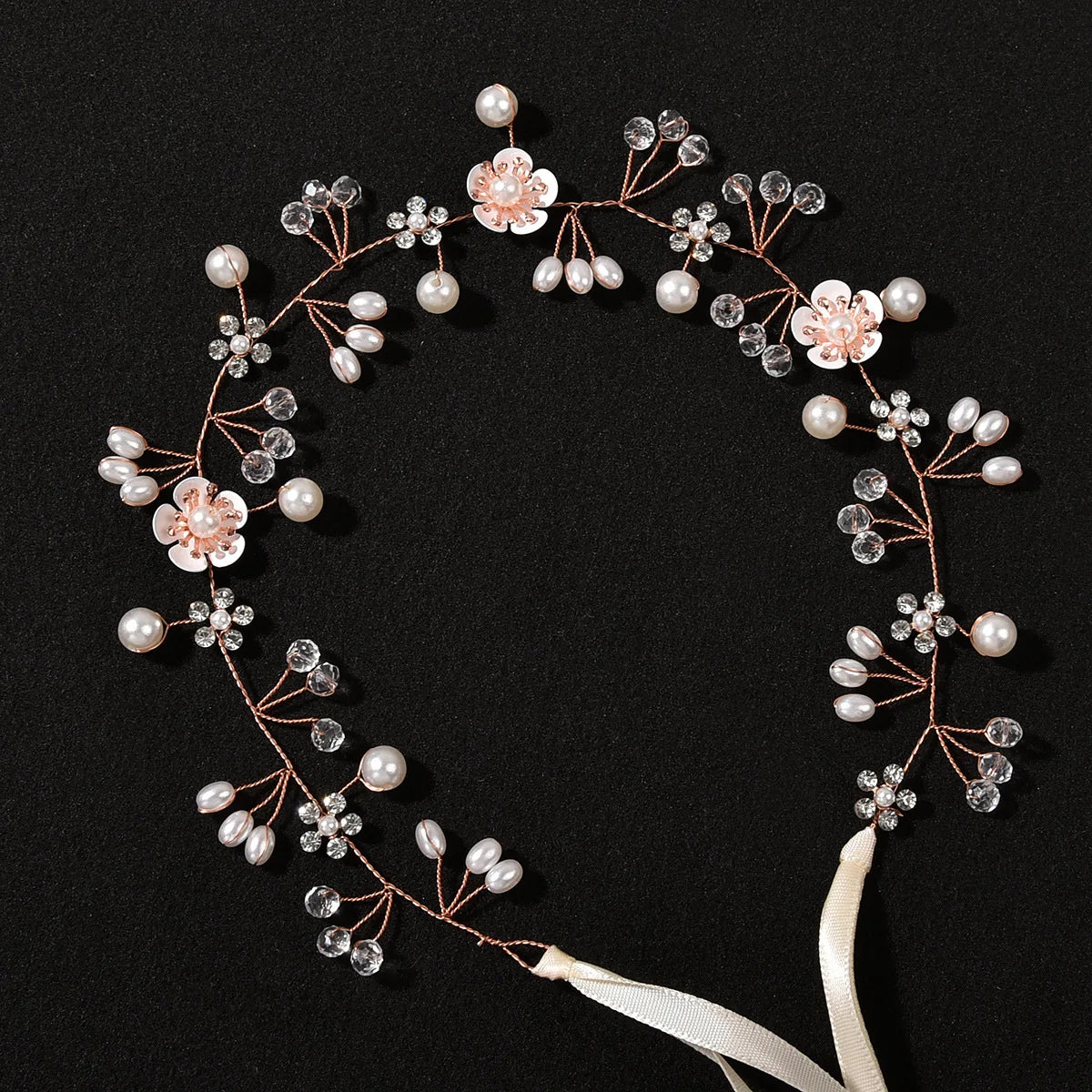 Crystal Pearl Headband