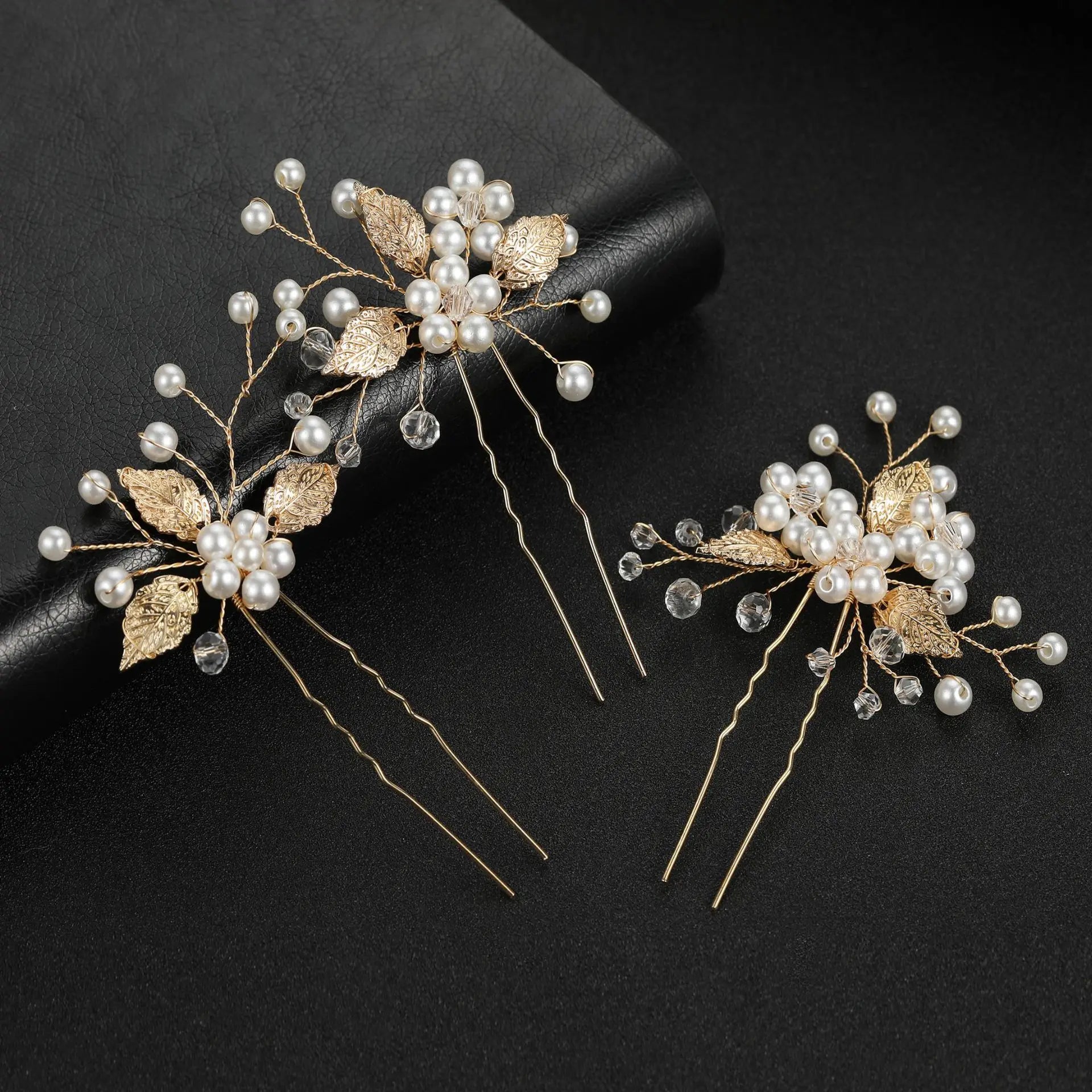 3 Pcs Classic women's antique Hairpin Pearl Diamond Hair Clips girls' wedding jewelry headwear Bridal Hair Accessories