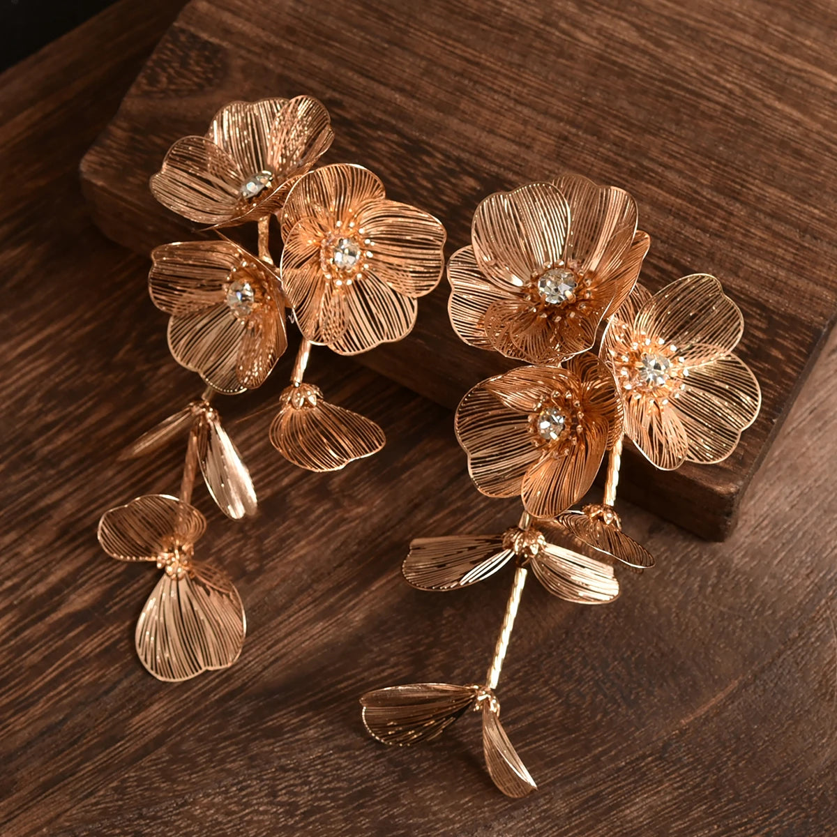Golden Tassel Earrings